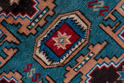 Antique Caucasian Area Rug (3' x 5')